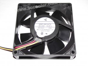 Melco 9CM MMF-09C24TS YM4 24V 0.2A 3 Wires Cooler Fan